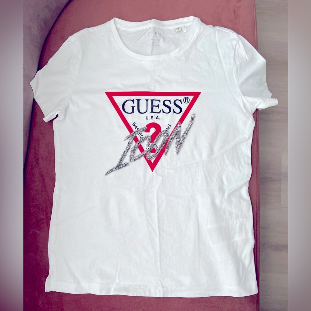 Guess Icon Classic White Tee